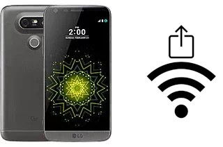 How to generate a QR code with the Wi-Fi password on a LG G5 SE