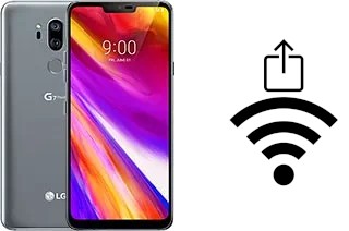 How to generate a Wi-Fi QR code on an LG G7 ThinQ