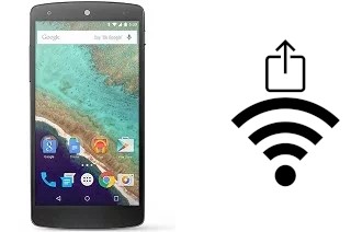 How to generate a QR code with the Wi-Fi password on a LG Nexus 5