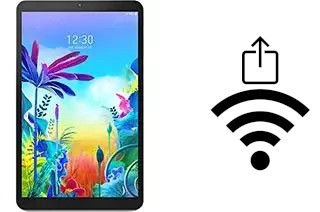 How to generate a Wi-Fi QR code on an LG G Pad 5 10.1