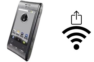 How to generate a QR code with the Wi-Fi password on a LG GT540 Optimus