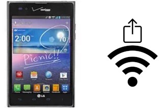 How to generate a Wi-Fi QR code on an LG Intuition VS950