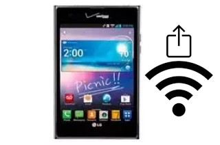 How to generate a QR code with the Wi-Fi password on a LG Intuition