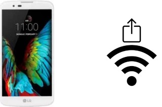 How to generate a QR code with the Wi-Fi password on a LG K10 LTE