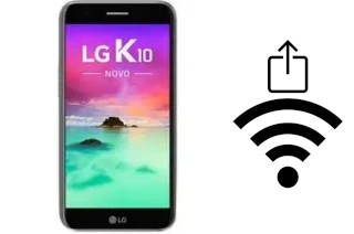 How to generate a QR code with the Wi-Fi password on a LG K10 Novo