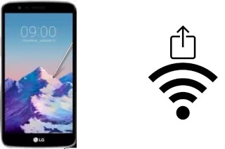 How to generate a QR code with the Wi-Fi password on a LG K10 Pro