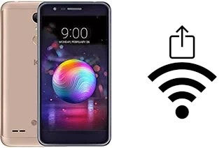 How to generate a QR code with the Wi-Fi password on a LG K11 Plus