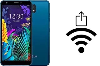 How to generate a QR code with the Wi-Fi password on a LG K30 (2019)