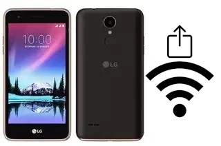 How to generate a QR code with the Wi-Fi password on a LG K7 (2017)