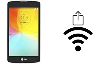 How to generate a QR code with the Wi-Fi password on a LG L Fino