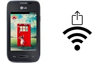 How to generate a QR code with the Wi-Fi password on a LG L35