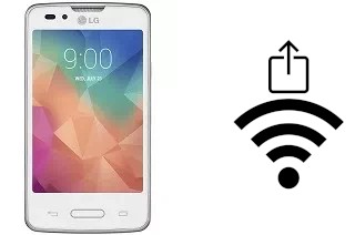 How to generate a QR code with the Wi-Fi password on a LG L45 Dual X132