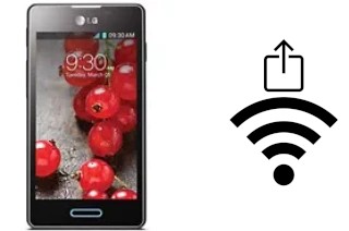 How to generate a QR code with the Wi-Fi password on a LG Optimus L5 II E460