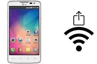 How to generate a Wi-Fi QR code on an LG L60 Dual