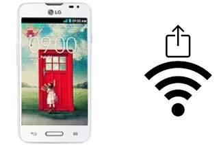 How to generate a QR code with the Wi-Fi password on a LG L65