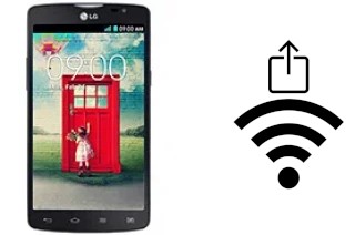 How to generate a QR code with the Wi-Fi password on a LG L80 Dual