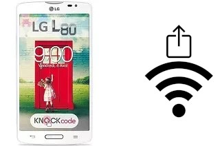 How to generate a QR code with the Wi-Fi password on a LG L80