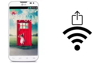 How to generate a QR code with the Wi-Fi password on a LG L90 Dual