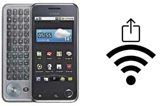 How to generate a QR code with the Wi-Fi password on a LG Optimus Q LU2300