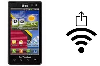 How to generate a Wi-Fi QR code on an LG Lucid 4G VS840