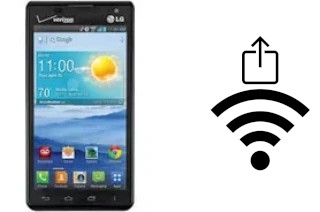 How to generate a QR code with the Wi-Fi password on a LG Lucid2 VS870