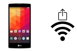 How to generate a QR code with the Wi-Fi password on a LG Magna LTE