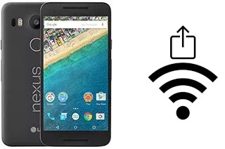 How to generate a QR code with the Wi-Fi password on a LG Nexus 5X