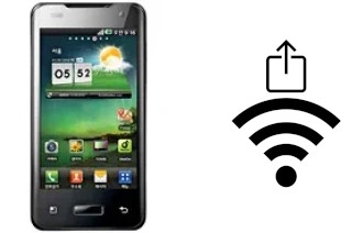 How to generate a QR code with the Wi-Fi password on a LG Optimus 2X SU660