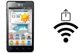 How to generate a QR code with the Wi-Fi password on a LG Optimus 3D Max P720