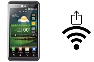 How to generate a QR code with the Wi-Fi password on a LG Optimus 3D P920