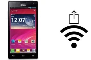 How to generate a Wi-Fi QR code on an LG Optimus 4X HD P880