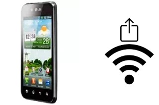 How to generate a QR code with the Wi-Fi password on a LG Optimus Black P970