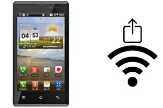 How to generate a QR code with the Wi-Fi password on a LG Optimus EX SU880