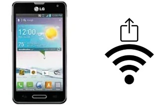 How to generate a Wi-Fi QR code on an LG Optimus F3