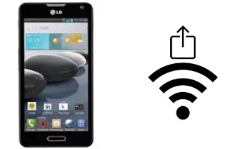 How to generate a QR code with the Wi-Fi password on a LG Optimus F6