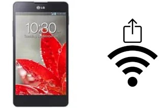 How to generate a Wi-Fi QR code on an LG Optimus G E975