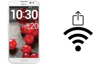 How to generate a Wi-Fi QR code on an LG Optimus G Pro E985