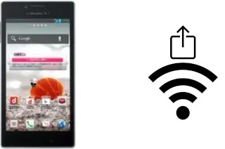 How to generate a QR code with the Wi-Fi password on a LG Optimus G