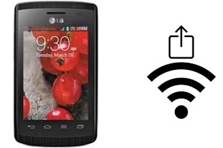 How to generate a QR code with the Wi-Fi password on a LG Optimus L1 II E410