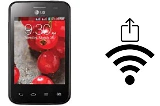 How to generate a Wi-Fi QR code on an LG Optimus L2 II E435