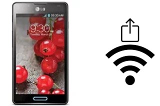 How to generate a QR code with the Wi-Fi password on a LG Optimus L7 II