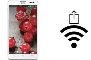 How to generate a QR code with the Wi-Fi password on a LG Optimus L9 II