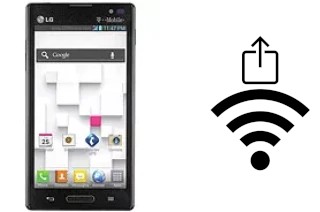 How to generate a Wi-Fi QR code on an LG Optimus L9 P769