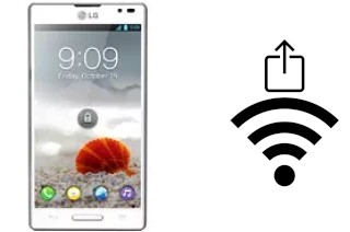 How to generate a QR code with the Wi-Fi password on a LG Optimus L9 P760