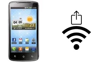 How to generate a QR code with the Wi-Fi password on a LG Optimus LTE SU640