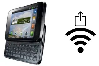 How to generate a QR code with the Wi-Fi password on a LG Optimus Q2 LU6500