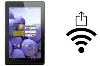 How to generate a QR code with the Wi-Fi password on a LG Optimus Pad LTE