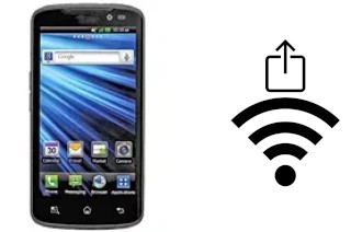 How to generate a QR code with the Wi-Fi password on a LG Optimus True HD LTE P936