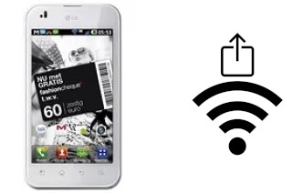 How to generate a QR code with the Wi-Fi password on a LG Optimus Black (White version)