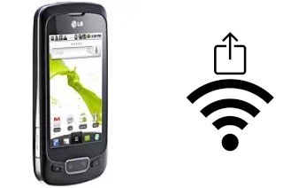 How to generate a QR code with the Wi-Fi password on a LG Optimus One P500